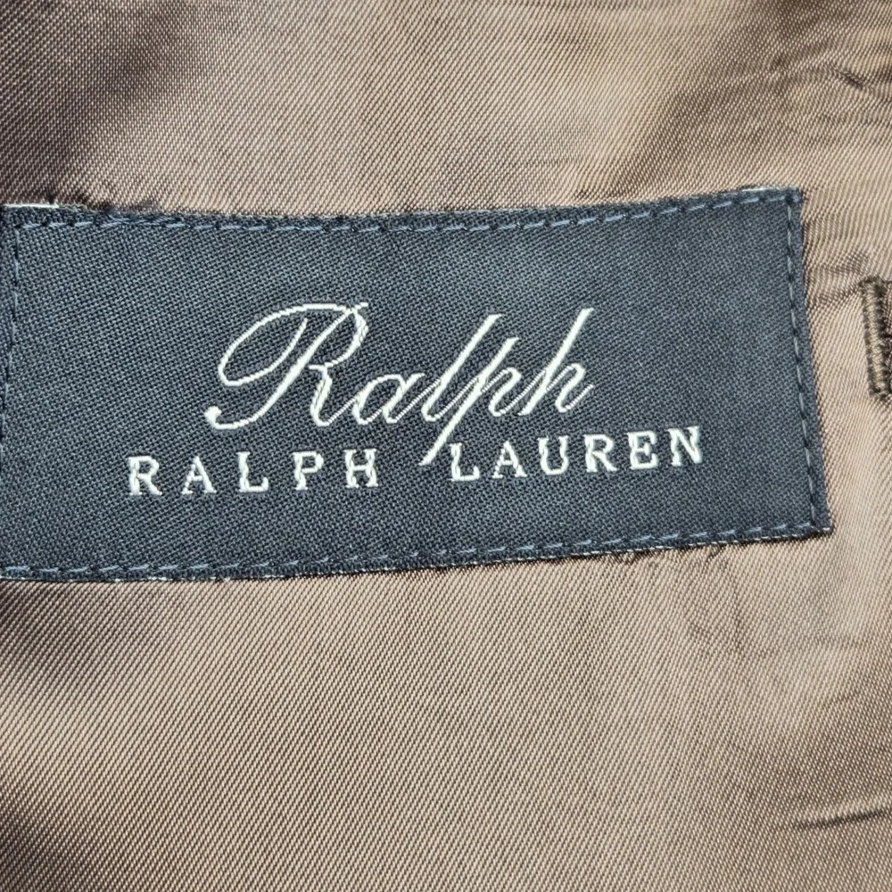 Ralph Lauren Made For Dillard's Brown Herringbone Blazer Jacket‎ Men's 44R Wool